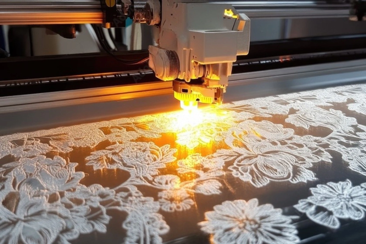 UV Laser Marking on T-shirt