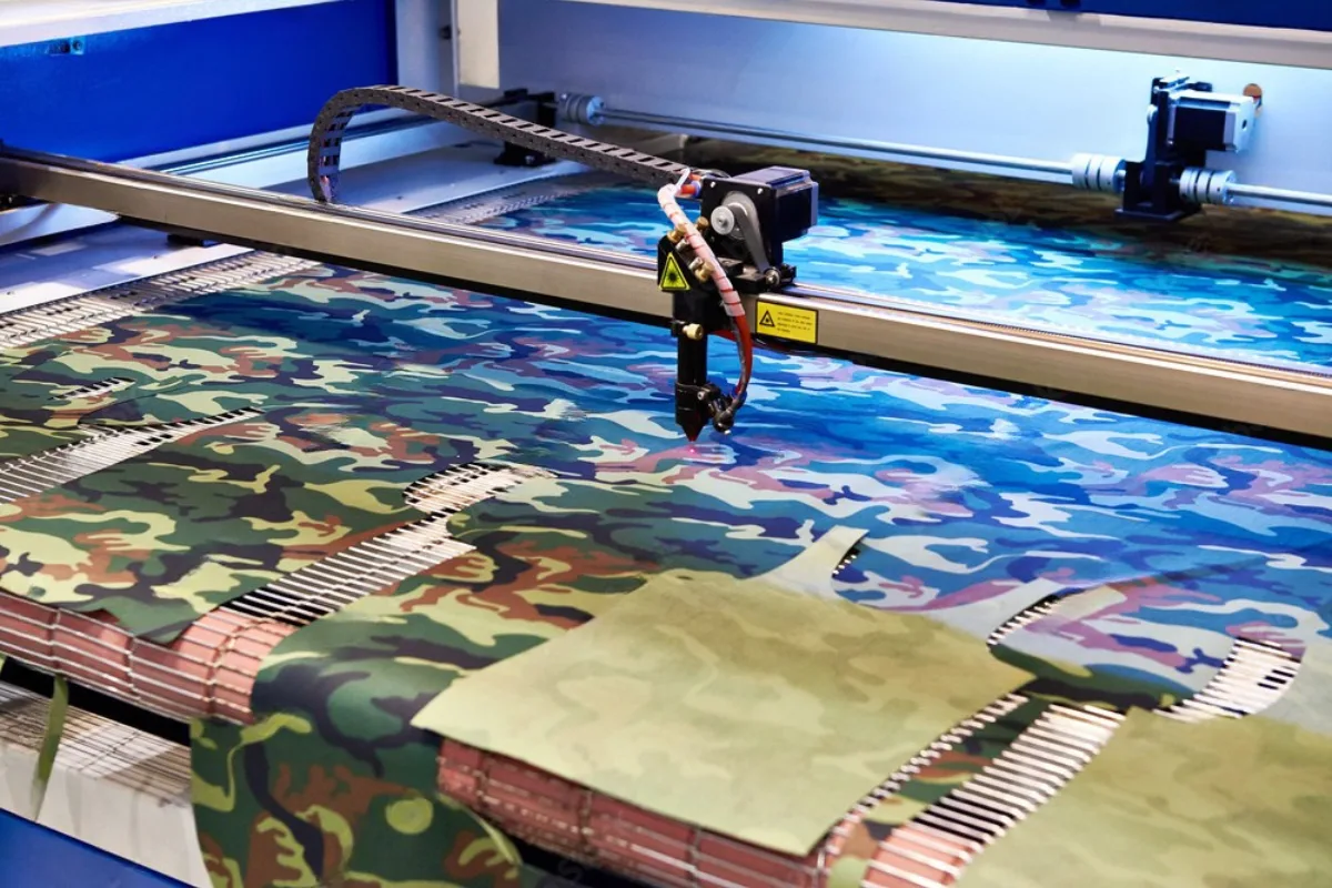 CO2 laser for fabric