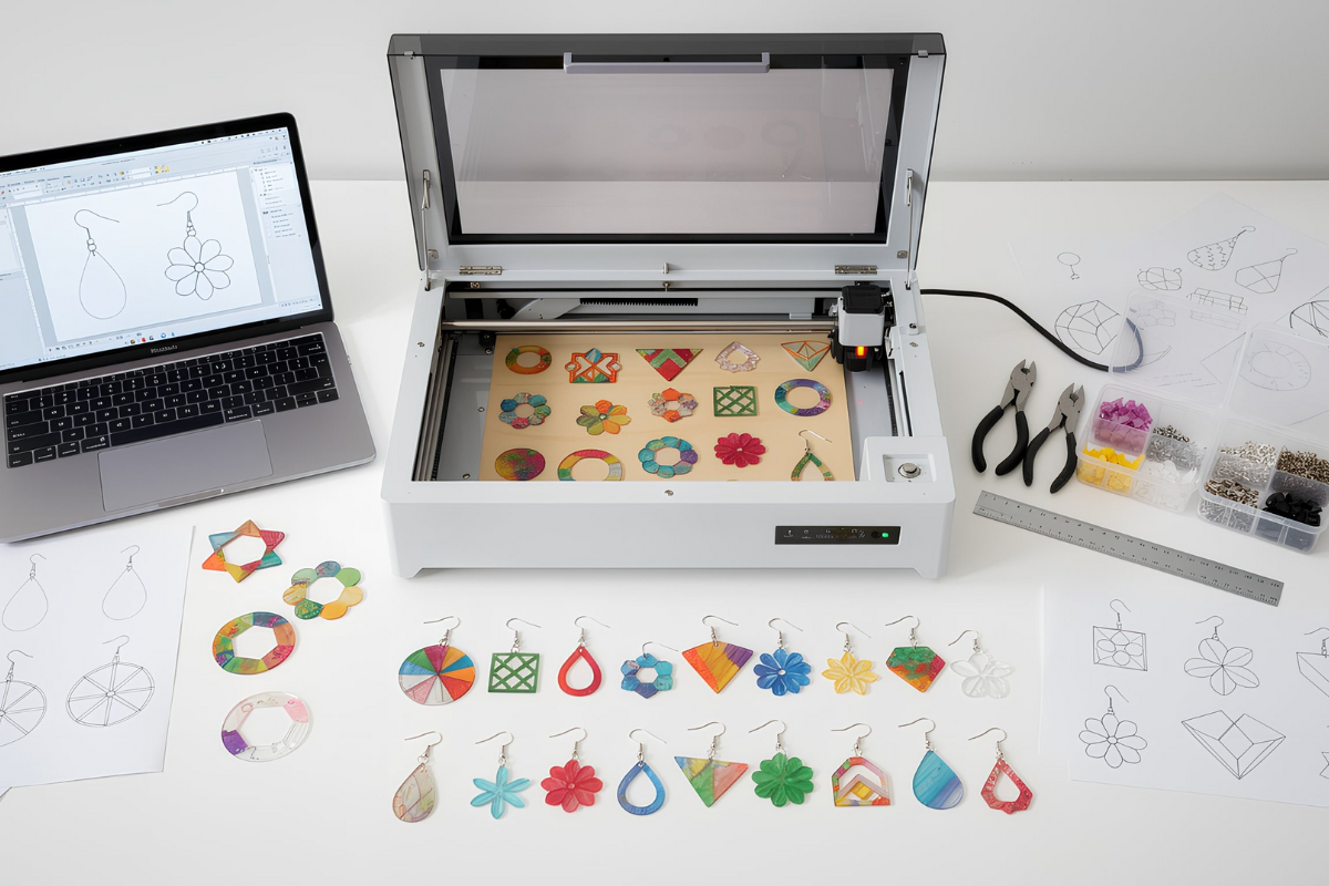 How To Make Acrylic Earrings