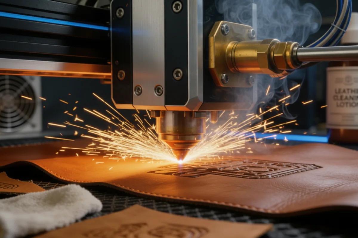 laser engraving for leather