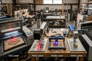 types of laser engraving
