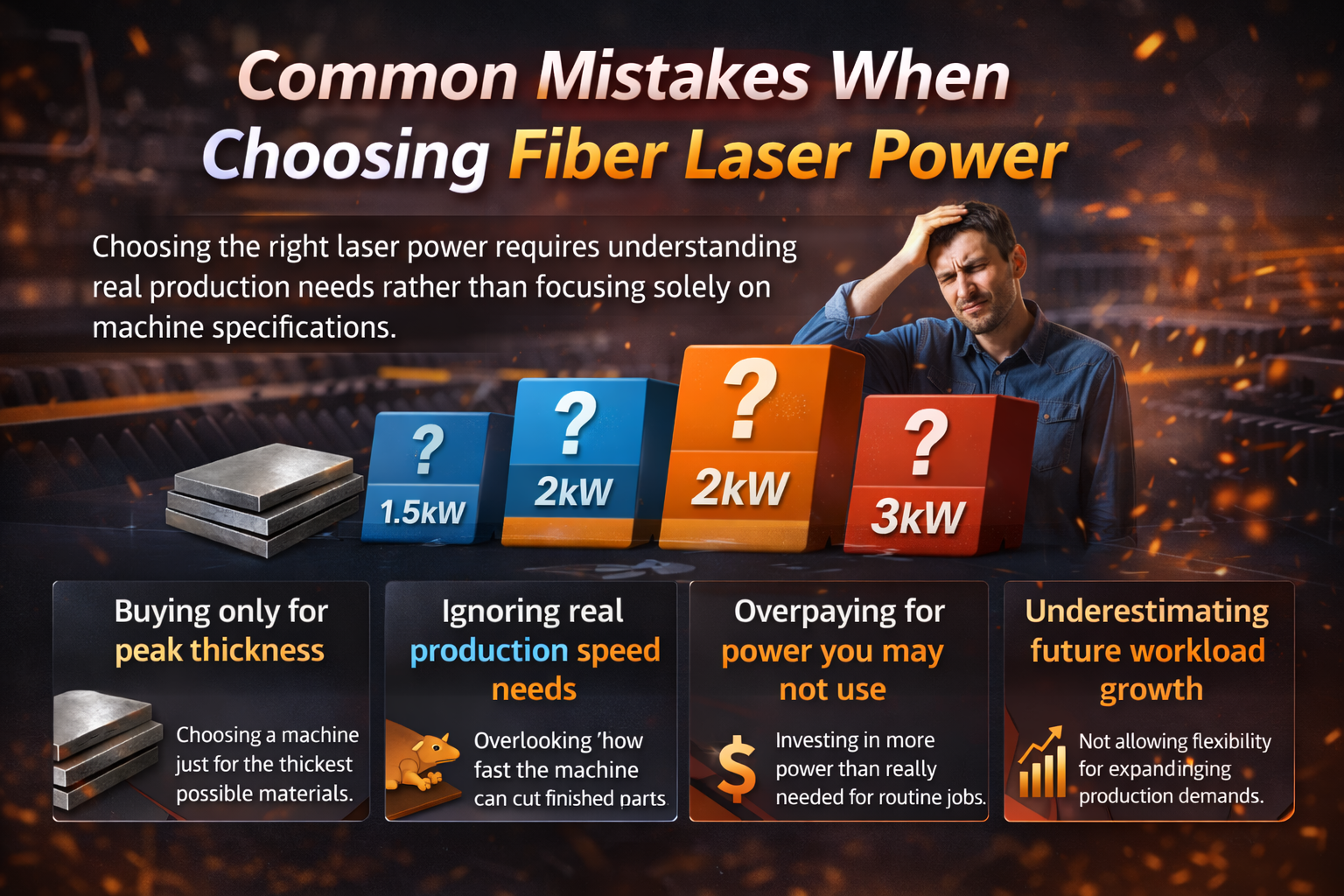 common mistake when choosing fiber laser machine